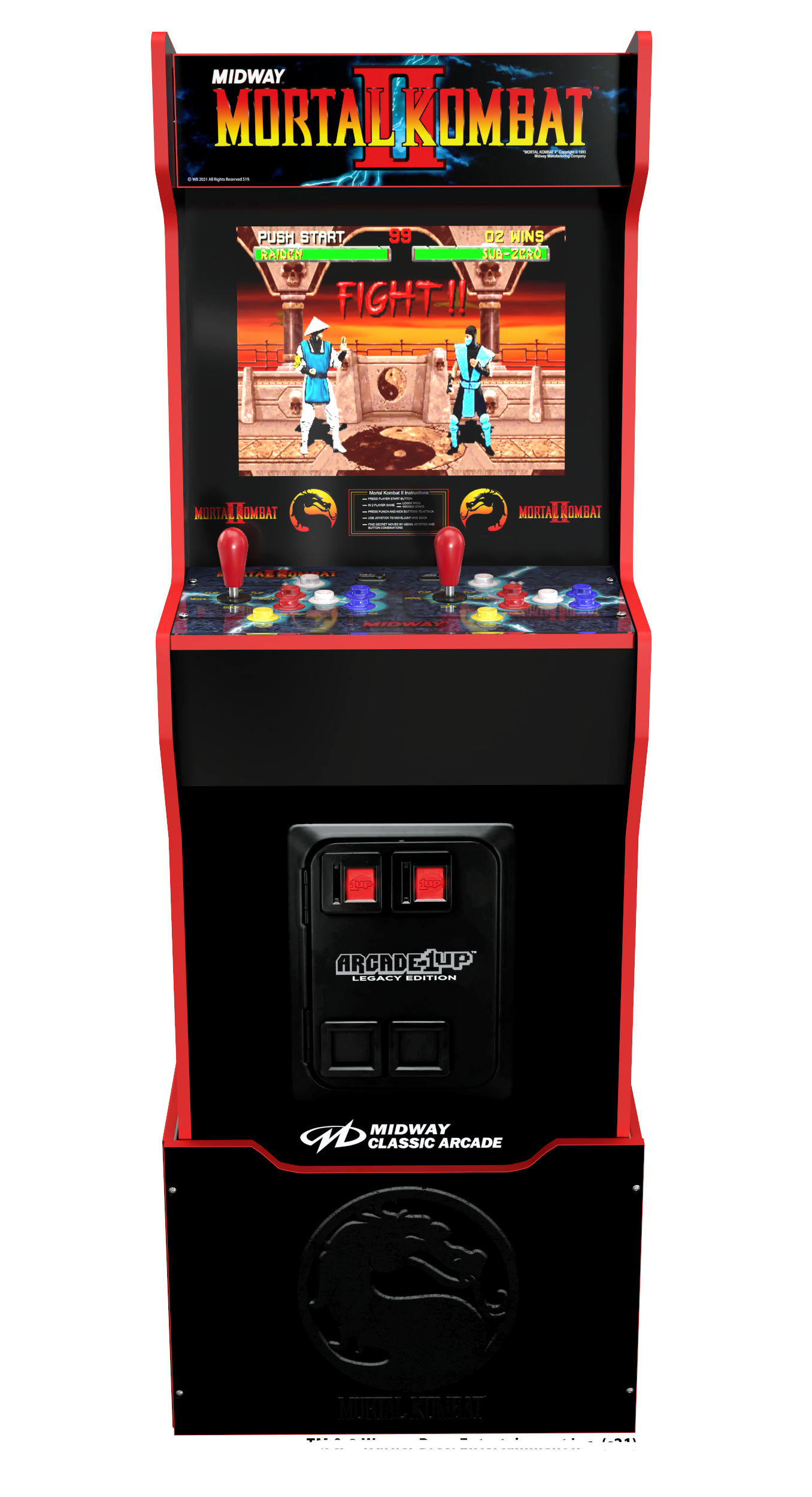 Arcade 1Up Arcade1Up Mortal Kombat Midway Collection Head to Head Gaming  Table